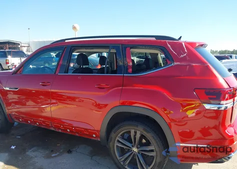 2021 Volkswagen Atlas 3.6L V6 Se W/Technology R-Line from USA, damaged, VIN 1V2PR2CA7MC510840